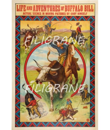 SPECTACLE BUFFALO BILL Rwgh-POSTER/REPRODUCTION d1 AFFICHE VINTAGE online