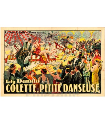 SPECTACLE COLETTE PETITE DANSEUSE Rxrv-POSTER/REPRODUCTION d1 AFFICHE VINTAGE Dans la société mordern