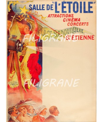 SPECTACLE SALLE L'éTOILE ST éTIENNE Ruyt-POSTER/REPRODUCTION d1 AFFICHE VINTAGE En savoir plus