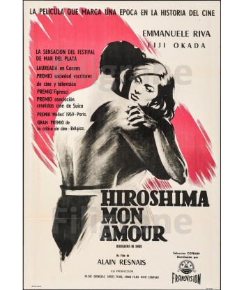 HIROSHIMA MON AMOUR FILM Rora-POSTER/REPRODUCTION d1 AFFICHE VINTAGE offre 