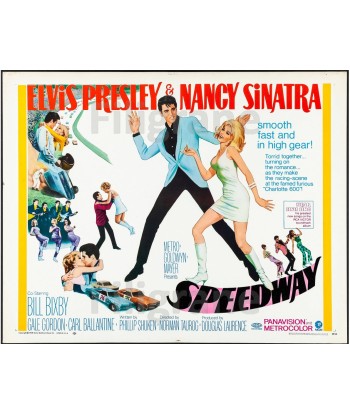 SPEEDWAY FILM Rvln-POSTER/REPRODUCTION d1 AFFICHE VINTAGE l'achat 