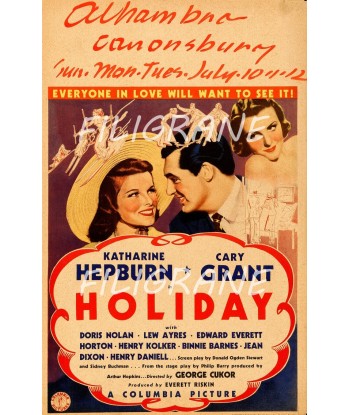 HOLIDAY FILM Rlju-POSTER/REPRODUCTION d1 AFFICHE VINTAGE la chaussure