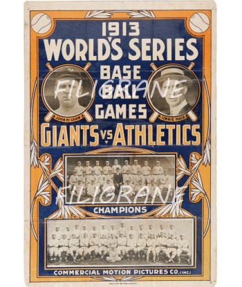 SPORT BASE BALL GIANTS ATHLETICS Rrqb-POSTER/REPRODUCTION d1 AFFICHE VINTAGE JUSQU'A -70%! 