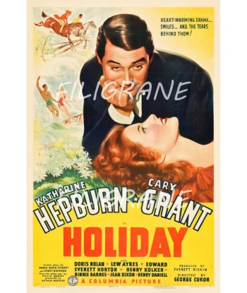 HOLIDAY FILM Rmkp-POSTER/REPRODUCTION d1 AFFICHE VINTAGE à prix réduit toute l'année