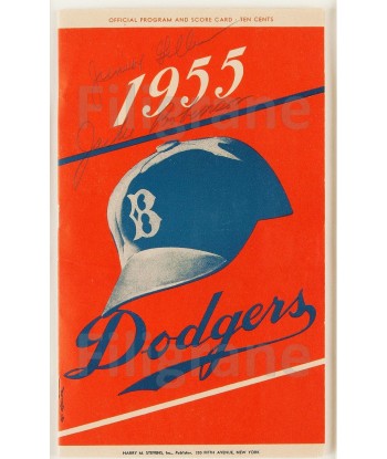 SPORT DODGERS 1955 Rdee-POSTER/REPRODUCTION d1 AFFICHE VINTAGE plus qu'un jeu 