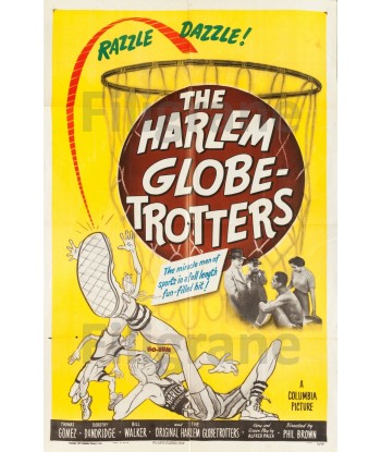 SPORT HARLEM GLOBETROTTERS Raet-POSTER/REPRODUCTION d1 AFFICHE VINTAGE le concept de la Pate a emporter 