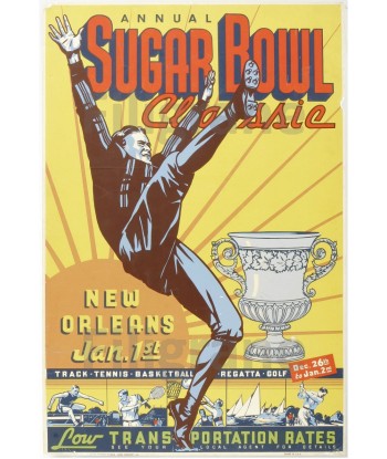 SPORT SUGAR BALL CLASSIC  Rvwd-POSTER/REPRODUCTION d1 AFFICHE VINTAGE 50-70% off 