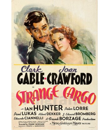 STRANGE CARGO FILM Rqbs-POSTER/REPRODUCTION d1 AFFICHE VINTAGE brillant des détails fins