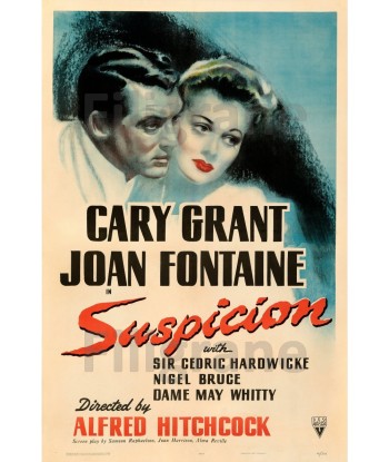 SUSPICION FILM Reiz-POSTER/REPRODUCTION d1 AFFICHE VINTAGE soldes