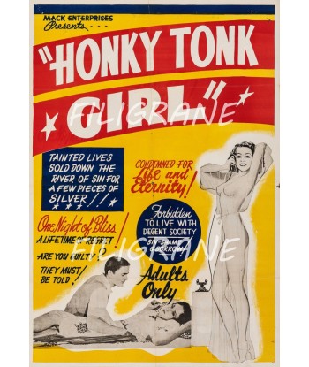 HONKY TONK GIRL FILM Rdcl-POSTER/REPRODUCTION d1 AFFICHE VINTAGE les ligaments