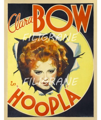 HOOPLA FILM Clara BOW Rfof-POSTER/REPRODUCTION d1 AFFICHE VINTAGE Comparez et commandez 