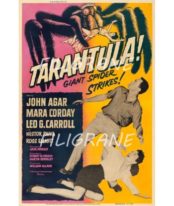 TARANTULA FILM Rfse-POSTER/REPRODUCTION d1 AFFICHE VINTAGE Les êtres humains sont 