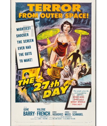 THE 27 th DAY FILM Rwnd-POSTER/REPRODUCTION d1 AFFICHE VINTAGE Venez acheter