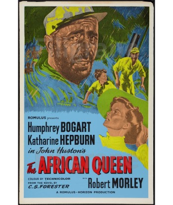 THE AFRICAN QUEEN FILM Rerv-POSTER/REPRODUCTION d1 AFFICHE VINTAGE france