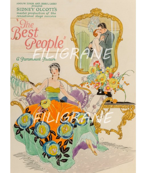 THE BEST PEOPLE FILM Rfit-POSTER/REPRODUCTION d1 AFFICHE VINTAGE JUSQU'A -70%! 