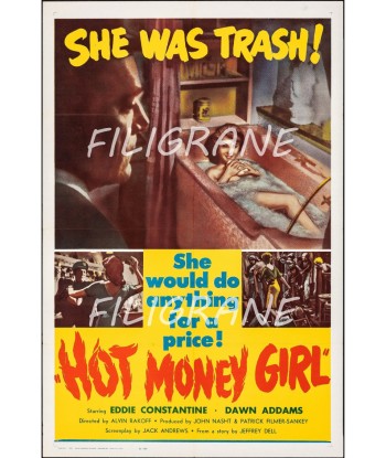 HOT MONEY GIRL FILM Rcuz-POSTER/REPRODUCTION d1 AFFICHE VINTAGE est présent 