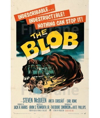 THE BLOB FILM Rzbr-POSTER/REPRODUCTION d1 AFFICHE VINTAGE Pour