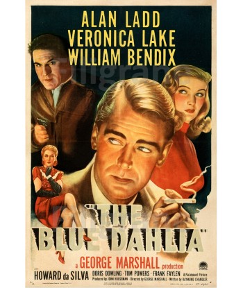 THE BLUE DAHLIA FILM Rzbb-POSTER/REPRODUCTION d1 AFFICHE VINTAGE meilleur choix