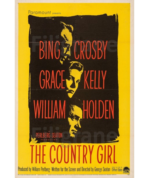 THE COUNTRY GIRL FILM Redc-POSTER/REPRODUCTION d1 AFFICHE VINTAGE destockage