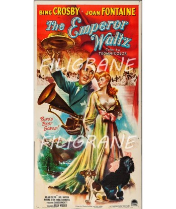 THE EMPEROR WALTZ FILM Rhed-POSTER/REPRODUCTION d1 AFFICHE VINTAGE l'évolution des habitudes 