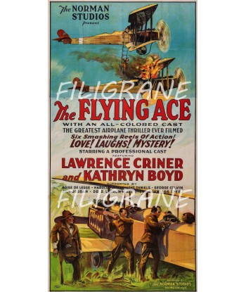 THE FLYING ACE FILM Rzld-POSTER/REPRODUCTION d1 AFFICHE VINTAGE shop