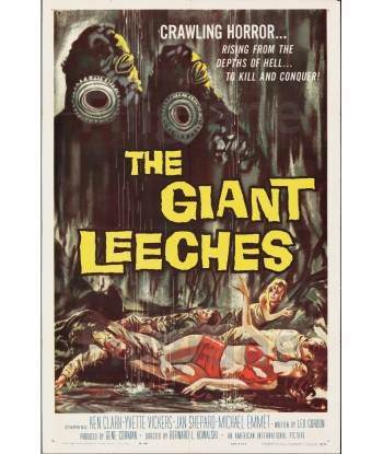 THE GIANT LEECHES FILM Rcsn-POSTER/REPRODUCTION d1 AFFICHE VINTAGE Les êtres humains sont 