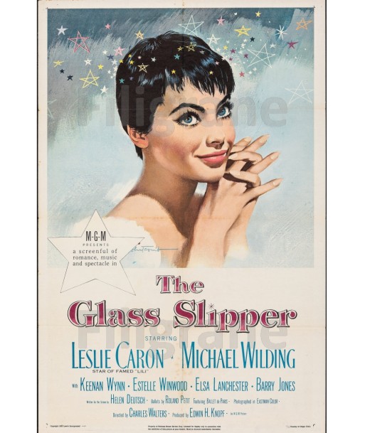 THE GLASS SLIPPER FILM Rbyq-POSTER/REPRODUCTION d1 AFFICHE VINTAGE vente chaude votre 