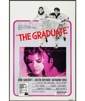 THE GRADUATE FILM Reub-POSTER/REPRODUCTION d1 AFFICHE VINTAGE Venez découvrir notre 