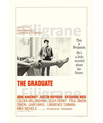 THE GRADUATE FILM Rsai-POSTER/REPRODUCTION d1 AFFICHE VINTAGE vous aussi creer 