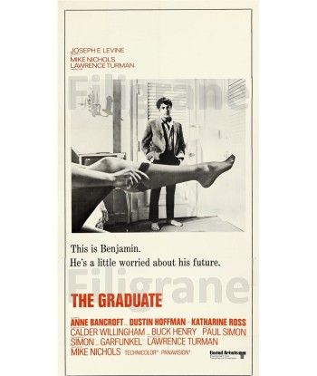 THE GRADUATE FILM Rwuz-POSTER/REPRODUCTION d1 AFFICHE VINTAGE du meilleur 