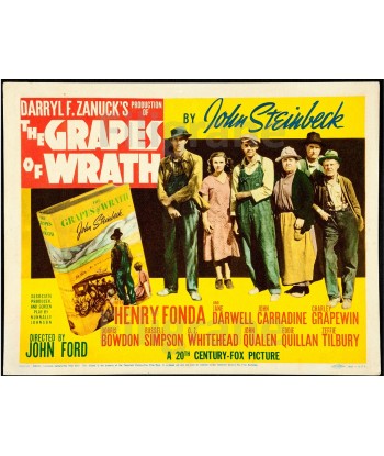 THE GRAPES of WRATH FILM Rpxu-POSTER/REPRODUCTION d1 AFFICHE VINTAGE Par le système avancé 