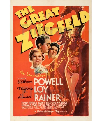 THE GREAT ZIEGFELD FILM Rgxn-POSTER/REPRODUCTION d1 AFFICHE VINTAGE Les magasins à Paris et en Île-de-France