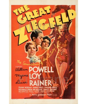 THE GREAT ZIEGFELD FILM Rsmy-POSTER/REPRODUCTION d1 AFFICHE VINTAGE Venez découvrir notre 