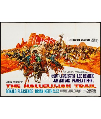 THE HALLELUJAK TRAIL FILM Rekh-POSTER/REPRODUCTION d1 AFFICHE VINTAGE chez Cornerstreet bien 