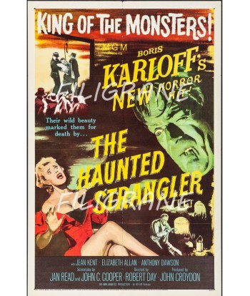 THE HAUNTED STRANGLER FILM Rbzl-POSTER/REPRODUCTION d1 AFFICHE VINTAGE est présent 