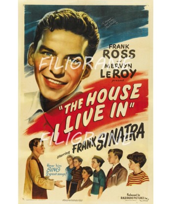 THE HOUSE I LIVE IN FILM Rewm-POSTER/REPRODUCTION d1 AFFICHE VINTAGE pas cher 