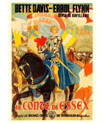 IL CONTE di ESSEX FILM Rqzq-POSTER/REPRODUCTION d1 AFFICHE VINTAGE Dans la société mordern