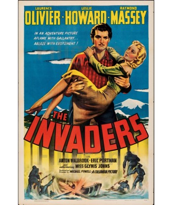 THE INVADERS FILM Rvol-POSTER/REPRODUCTION d1 AFFICHE VINTAGE l'achat 