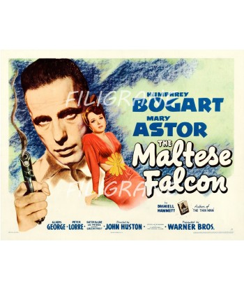 THE MALTESE FALCON FILM Rles-POSTER/REPRODUCTION d1 AFFICHE VINTAGE pas cher chine