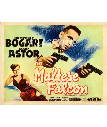 THE MALTESE FALCON FILM Rznv-POSTER/REPRODUCTION d1 AFFICHE VINTAGE En savoir plus