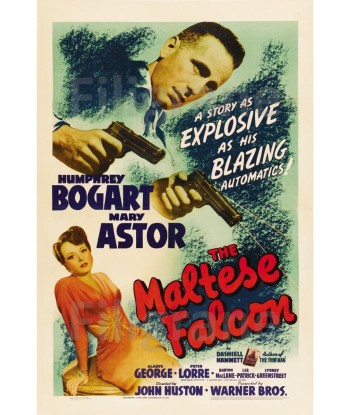 THE MALTESSE FALCON FILM Raaz-POSTER/REPRODUCTION d1 AFFICHE VINTAGE En savoir plus