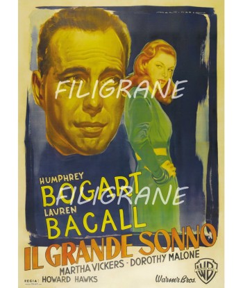 IL GRANDE SONNO FILM Rmqt-POSTER/REPRODUCTION d1 AFFICHE VINTAGE Venez découvrir notre 