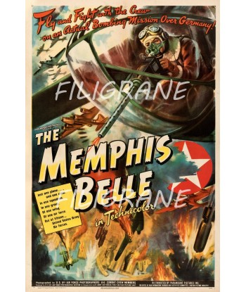 THE MENPHIS BELLE FILM Rjyv-POSTER/REPRODUCTION d1 AFFICHE VINTAGE la colonne vertébrale