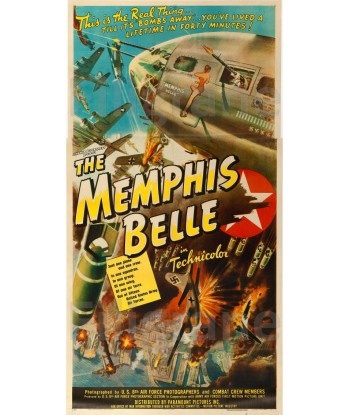 THE MENPHIS BELLE FILM Rlio-POSTER/REPRODUCTION d1 AFFICHE VINTAGE JUSQU'A -70%! 